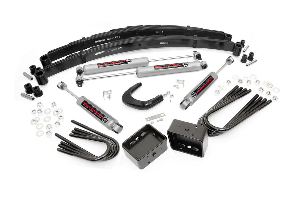 GMC K2500 Suspension Lift Kit - Rough Country - Rough Country 4 Inch - '79-'86